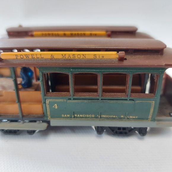 Lot 2 San Francisco Municipal Railway Powell & Mason St. #4 Streetcar Models - Picture 2 of 6